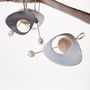 Jewelry - SILVER AND BRASS EARRINGS WITH PEARL - AINES JOYAS