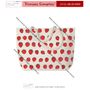 Design textile et surface - Motif textile FRAISES SIMPLES - LISE FROELIGER DESIGNER