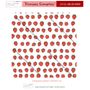 Design textile et surface - Motif textile FRAISES SIMPLES - LISE FROELIGER DESIGNER