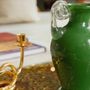 Vases - Blown Glass Amphora Vase, Green - ANTHOLOGIST