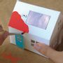 Children's decorative items - CASAGAMI, la petite veilleuse solaire en carton à monter. 6/12 ans - LITOGAMI