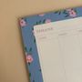 Stationery - Weekly planner - Floral - SALUT IRÈNE