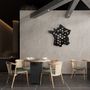 Restaurant trolleys - France Map Steel Wall Wine Rack holds 33 bottles - INCREDIBLE DESIGNS