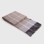 Plaids - Couverture ONTARIO, 140 x 200 cm, beige - DILIOS