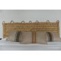 Other wall decoration - Handwoven natural fiber headboard – Bohemian chic bedroom - COSYDAR-DECO