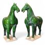 Sculptures, statuettes et miniatures - Statue Cheval de céramique - PAGODA INTERNATIONAL