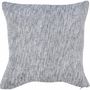 Fabric cushions - Saaga Embroidered Cushion Cover Silver 45x45 cm - PENTIK