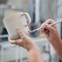 Mugs - Tuntu Mug Pink Natural white 0,25 l - PENTIK