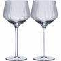 Verres - Verre à vin blanc Vuolle Stripe 2 pièces Transparent 35 cl - PENTIK
