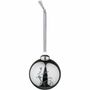 Decorative objects - Saaga Glass Bauble Silver 8 cm - PENTIK