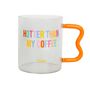 Coffee and tea - GLASS MUG AND FONDUE MUG - FISURA