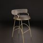 Chairs - Austin Bar Chair Made in Portugal by Pous Studio - PORUS STUDIO