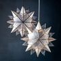 Autres décorations de Noël - Étoile DIMAANO GRANDE en noir ou doré, fabriquée à la main - KLATT OBJECTS
