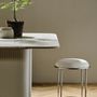 Stools - KOMATI stool - ivory + brown - NORDAL