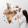 Objets personnalisables - Carte du pays personnalisée - ENJOY THE WOOD