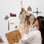 Objets personnalisables - Carte du pays personnalisée - ENJOY THE WOOD