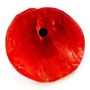 Garden accessories - Medium size red cala flower - CARNEOL GLASS