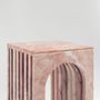 Coffee tables - "BALANCE" PINK MARBLE SIDE TABLE - KIWANO CONCEPT