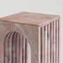 Coffee tables - "BALANCE" PINK MARBLE SIDE TABLE - KIWANO CONCEPT