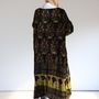 Apparel - Silk velvet printed kimono - SANJANAANDME