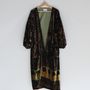 Apparel - Silk velvet printed kimono - SANJANAANDME