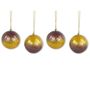Other Christmas decorations - X-mas balls with overlapping colours set of 4 - KINTA