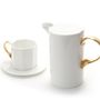 Cutlery set - [ANOTHER CERAMIC] Cutlery collection, white porcelain - ANOTHER CERAMIC