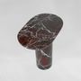 Coffee tables - “BOLD” ROSSO LEVANTO MARBLE SIDE TABLE - KIWANO CONCEPT