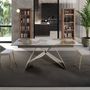 Chaises - Chaise en tissu gris clair - ANGEL CERDÁ