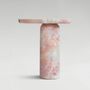 Coffee tables - "BOLD" PINK MARBLE SIDE TABLE - KIWANO CONCEPT