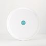 Plateaux - Plateau de service rond en bois - zébre bleu 38 cm - MONBOPLATO