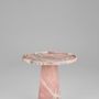 Consoles - PINK MARBLE CONE SIDE TABLE - KIWANO CONCEPT