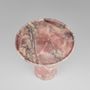 Consoles - PINK MARBLE CONE SIDE TABLE - KIWANO CONCEPT