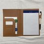 Stationery - [studio floue] Paper Leather Notepad Cove - SEOUL DESIGN FOUNDATION