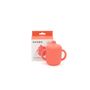 Children's mealtime - Silicone Sippy Cup with handles - Coral - EKOBO
