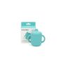 Children's mealtime - Silicone Sippy Cup with handles - Lagoon - EKOBO