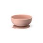 Children's mealtime - Silicone Suction Bowl - Blush - EKOBO