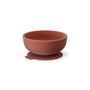 Children's mealtime - Silicone Suction Bowl - Terracotta - EKOBO