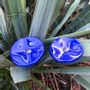 Accessoires de jardinage - Fleur de Verre Bleue Ciel - CARNEOL GLASS