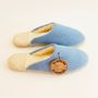 Homewear - DORA – Le chausson cocooning en tricot coton & laine naturelle - ATELIER COSTÀ