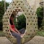 Fauteuils - Fauteuil suspendu "Diamond" - ATELIER BRINS DE MALICE - VANNERIE D'ART
