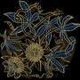 Bespoke carpets - carpet\" passiflora\ " - BAPTISTE VANDAELE – DESIGN GRAPHIQUE