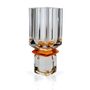 Crystal ware - Ambrosià Handmade Amber Crystal Vase- Statement Piece - ARCAICO