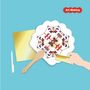 Loisirs créatifs pour enfant - [ARTSOOMBI] Museum in Hand "Buchae" Kit DIY Éventail à Feuille d’Or - KCDF