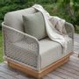 Lawn sofas - Acri teak Sofa 1seat - JATI KEBON