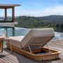 Lawn sofas - Acri teak Sunlounger - JATI KEBON
