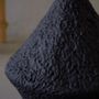 Floor lamps - Stozhar – Sculptural Floor Lamp with Raffia Shade & Biocomposite Base - PLETOSTUDIO