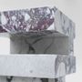 Coffee tables - 'S Y N C' CALACATTA SIDE TABLE - KIWANO CONCEPT