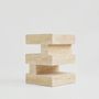 Coffee tables - 'S Y N C' TRAVERTINE SIDE TABLE - KIWANO CONCEPT