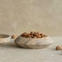 Platter and bowls - SILVER TRAVERTINE ECLIPSE - KIWANO CONCEPT